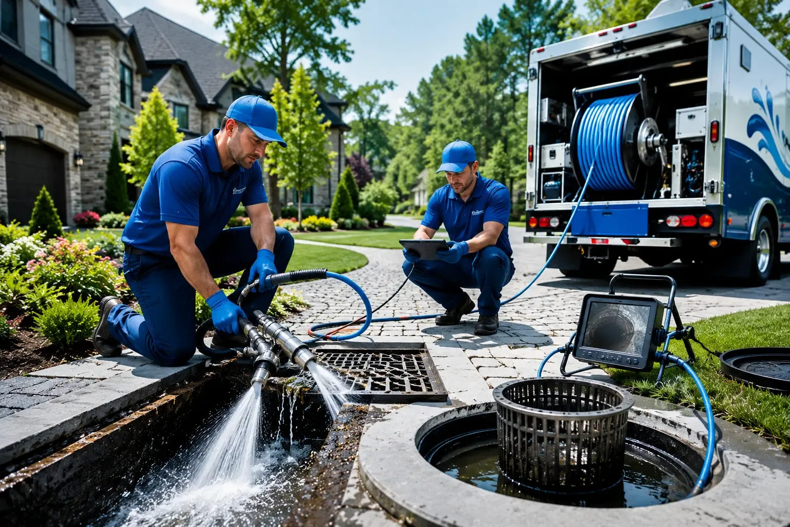 Local outdoor drain cleaning professionals in Roebling, NJ